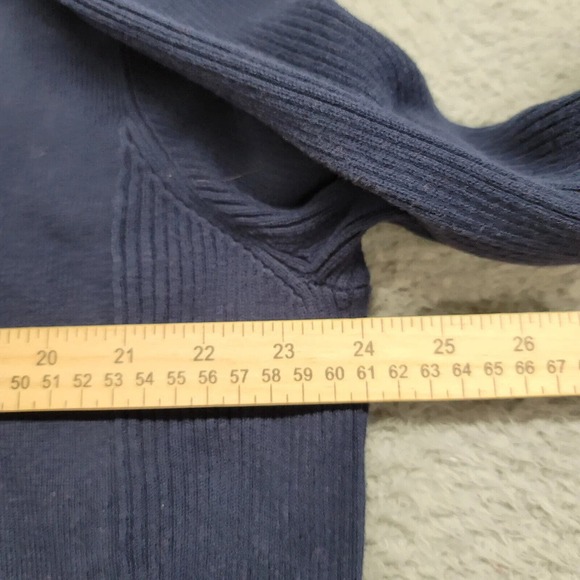 Levis Sweater Mens XL Blue 1/4 Zip Casual Elastic Waist Stretch‎ Long Sleeve - Picture 12 of 13